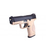 WE M&P40 Noir/Tan Gaz Métal 25BBs 1.1J