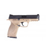 WE M&P40 Noir/Tan Gaz Métal 25BBs 1.1J