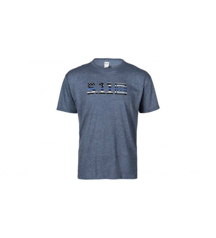 5.11 Tee Shirt Legacy Blue Flag L