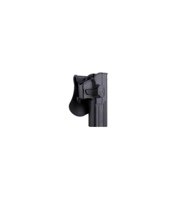 Amomax Holster Rigide Glock 17 G2 VFC Droitier Noir Rotatif 360°