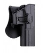 Amomax Holster Rigide Glock 17 G2 VFC Droitier Noir Rotatif 360°