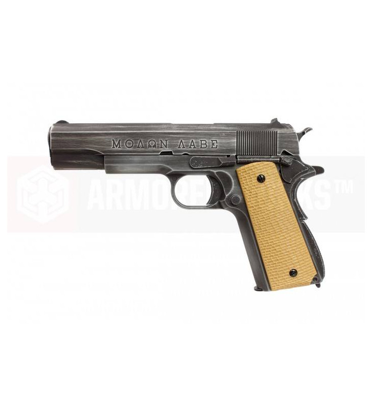 AW Custom 1911 Molon Labe G.Tan Métal NE2001