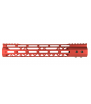 Lancer Tactical Garde Main Aluminium Speed Skeleton M-Lok 12' Rouge