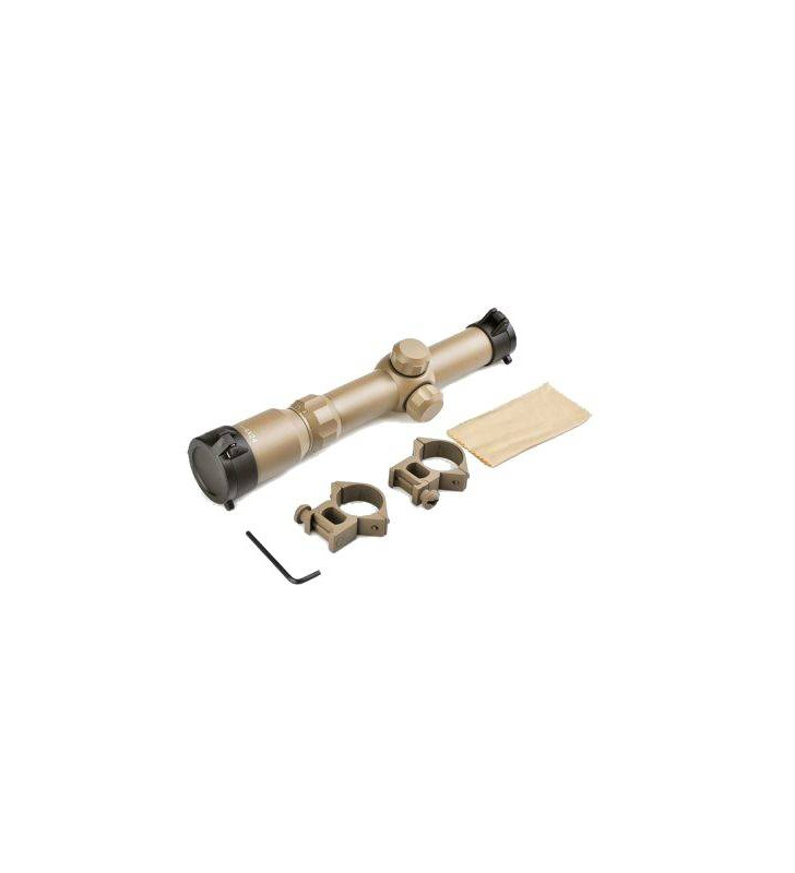 Aim-O 1-4X24 Tactical Scope Tan