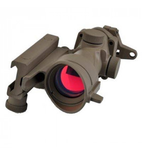 Aim-O Type ACOG 1X32 Red Dot Tan Rét: Rouge/Vert