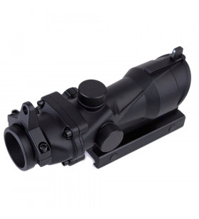 Aim-O Type ACOG 1X32 Red Dot Noir Rét: Rouge/Vert