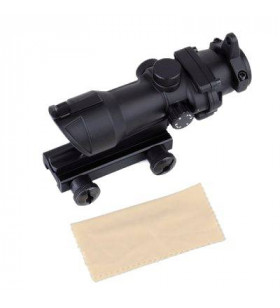 Aim-O Type ACOG 1X32 Red Dot Noir Rét: Rouge/Vert