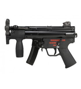 WE MP5K Apache GBBR Blowback Noir Acier 30BBs 0.9J