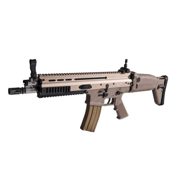 WE SCAR-L MK16 Tan GBBR 38BBs 1.4J