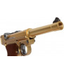 WE P08 Luger Small Gold Gaz Métal 15BBs