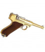 WE P08 Luger Small Gold Gaz Métal 15BBs