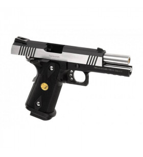 WE Hi-Capa 4.3 OPS Silver Gaz 25Bbs 1J