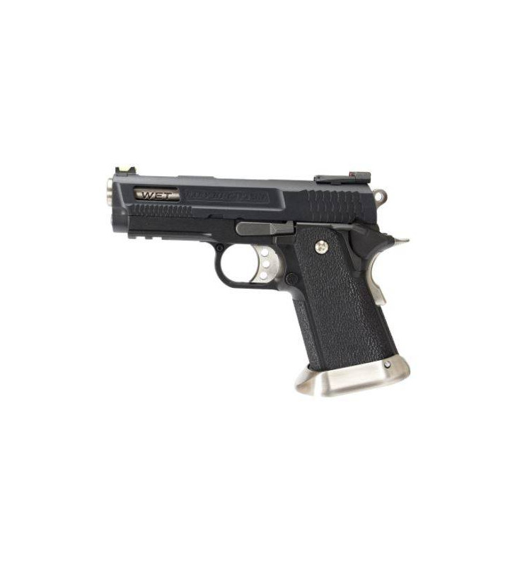 WE Hi-Capa 3.8 Noir Brontosaurus Gaz 25Bbs 1J