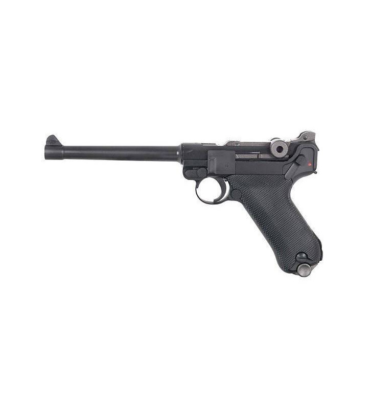 WE P08 Luger Medium Black Gaz Métal 15BBs 1J