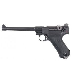 WE P08 Luger Medium Black Gaz Métal 15BBs 1J