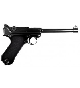 WE P08 Luger Medium Black Gaz Métal 15BBs 1J