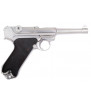 WE P08 Luger Small Silver Gaz Métal 15BBs