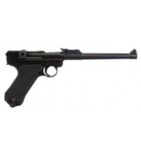 WE P08 Luger Long Black Gaz Métal 15BBs