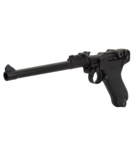 WE P08 Luger Long Black Gaz Métal 15BBs