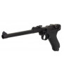 WE P08 Luger Long Black Gaz Métal 15BBs