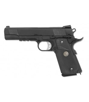 WE 1911 MEU Rail Noir Gaz 15BBs 1J