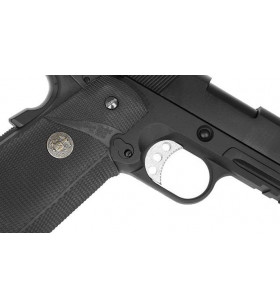 WE 1911 MEU Rail Noir Gaz 15BBs 1J