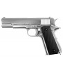 WE 1911 Chromé Grip Noir Gaz 15BBs 1J