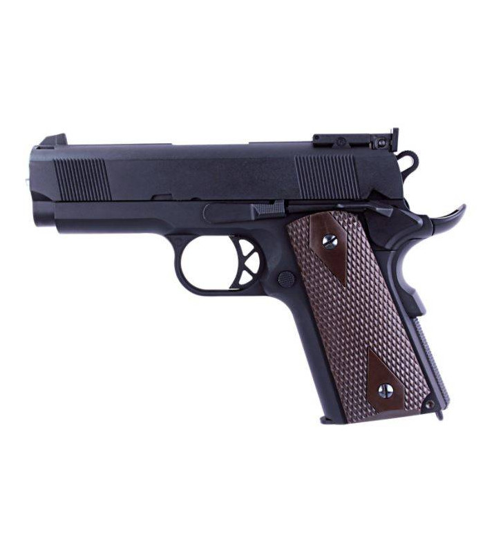 WE 1911 Mini Gen.2 Black Gaz Métal 15BBs