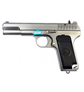 WE Tokarev TT-33 Silver Gaz 14BBs 1J