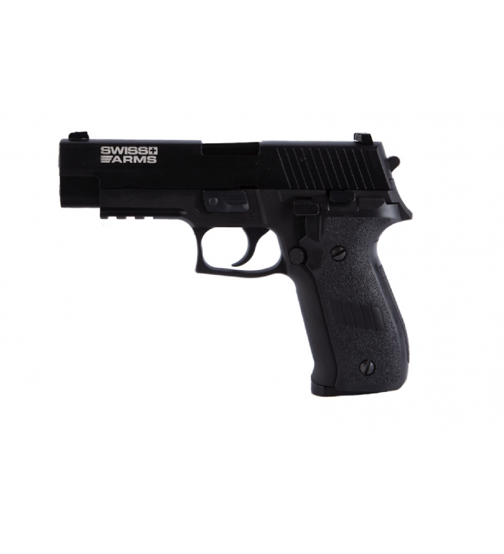 WE SA Navy P226 Rail Pistol Noir Gaz 22BBs 0.9J