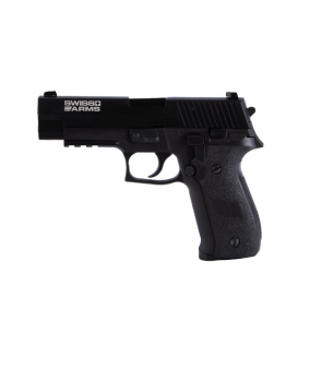 WE SA Navy P226 Rail Pistol Noir Gaz 22BBs 0.9J