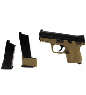 WE M&P Court 3.8" Tan Gaz 2 Chargeurs 1J