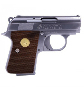 WE Colt 25 Junior Silver Gaz Métal 7BBs 0.5J