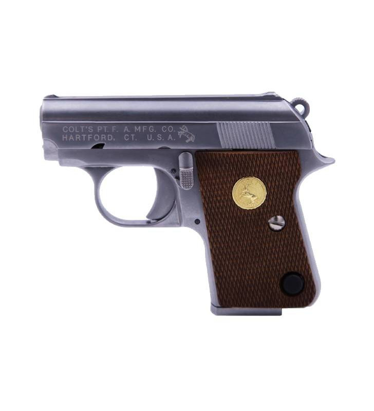 WE Colt 25 Junior Silver Gaz Métal 7BBs 0.5J