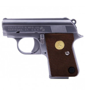 WE Colt 25 Junior Silver Gaz Métal 7BBs 0.5J