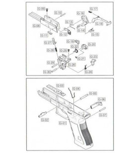 WE Mécanisme Bas Glock 18/35 Part.G-05 / G-18