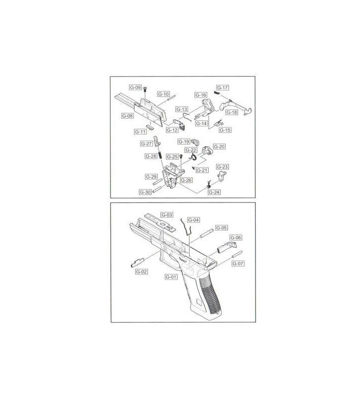 WE Mécanisme Bas Glock 18/35 Part.G-05 / G-18