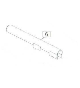 WE Outer Barrel M9/M92 Silver Gaz Métal Part-06