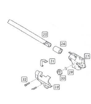 WE Bloc Hop-Up et Canon Int Hi-Capa 4.1 Part:25 a 32