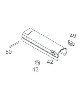 WE Steel Nozzle Guide M14 GBBR Open Bolt N°43/49