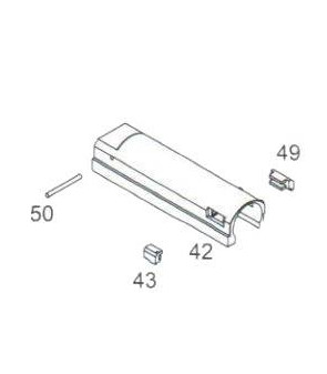 WE Steel Nozzle Guide M14 GBBR Open Bolt N°43/49