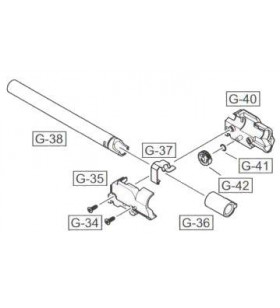 WE Bloc Hop-Up et Canon Int Glock 19 Part:G-34 a G-40