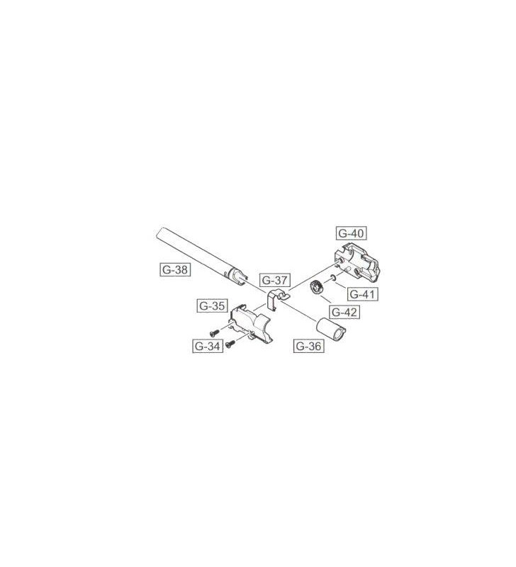 WE Bloc Hop-Up et Canon Int Glock 27 Part:G-34 a G-40