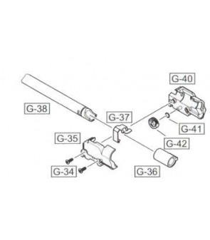 WE Bloc Hop-Up et Canon Int Glock 27 Part:G-34 a G-40