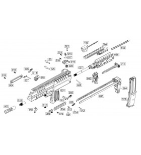 WE Arretoir de Culasse SMG-8 Bk Part.005-006-014