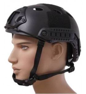 Emerson Casque Fast PJ Noir Ajustable + Accessoires