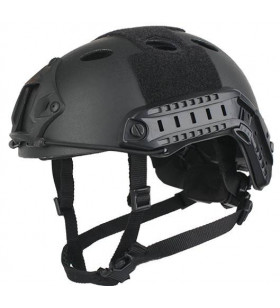 Emerson Casque Fast PJ Noir Ajustable + Accessoires