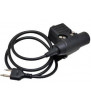 Emerson PTT U94 Double Pin ICOM Black