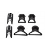 Emerson Fixation Lunette Montage Rail sur Casque Noir