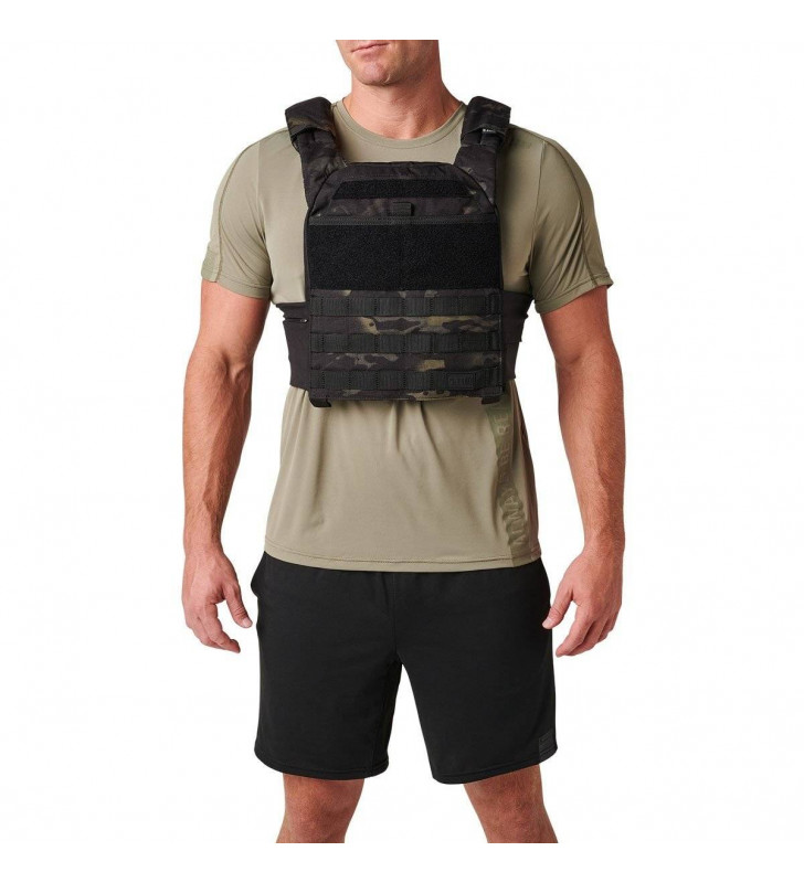 5.11 Porte Plaque TACTEC Trainer Multicam Black